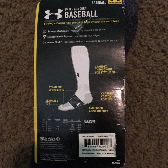 Under Armour Underwear & Socks New Under Armour Mens Heat Gear Navy